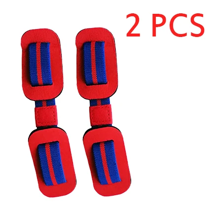 Leyou Hallux Valgus Corrector Foot Care Toe Separator Belt Toe Bunion Corrector Straightener Big Toe Stretcher Separators - Цвет: Redx2PCS