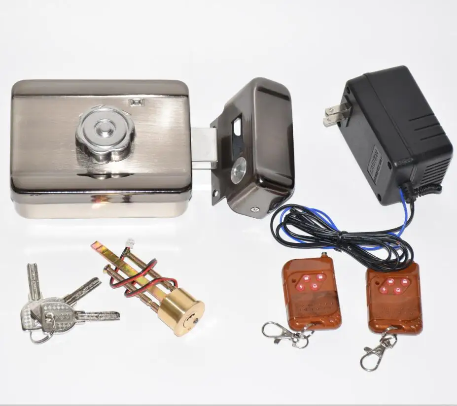 Домофон дверной с RFID управлением и механическим замком 12 в пост. Тока|deadbolt