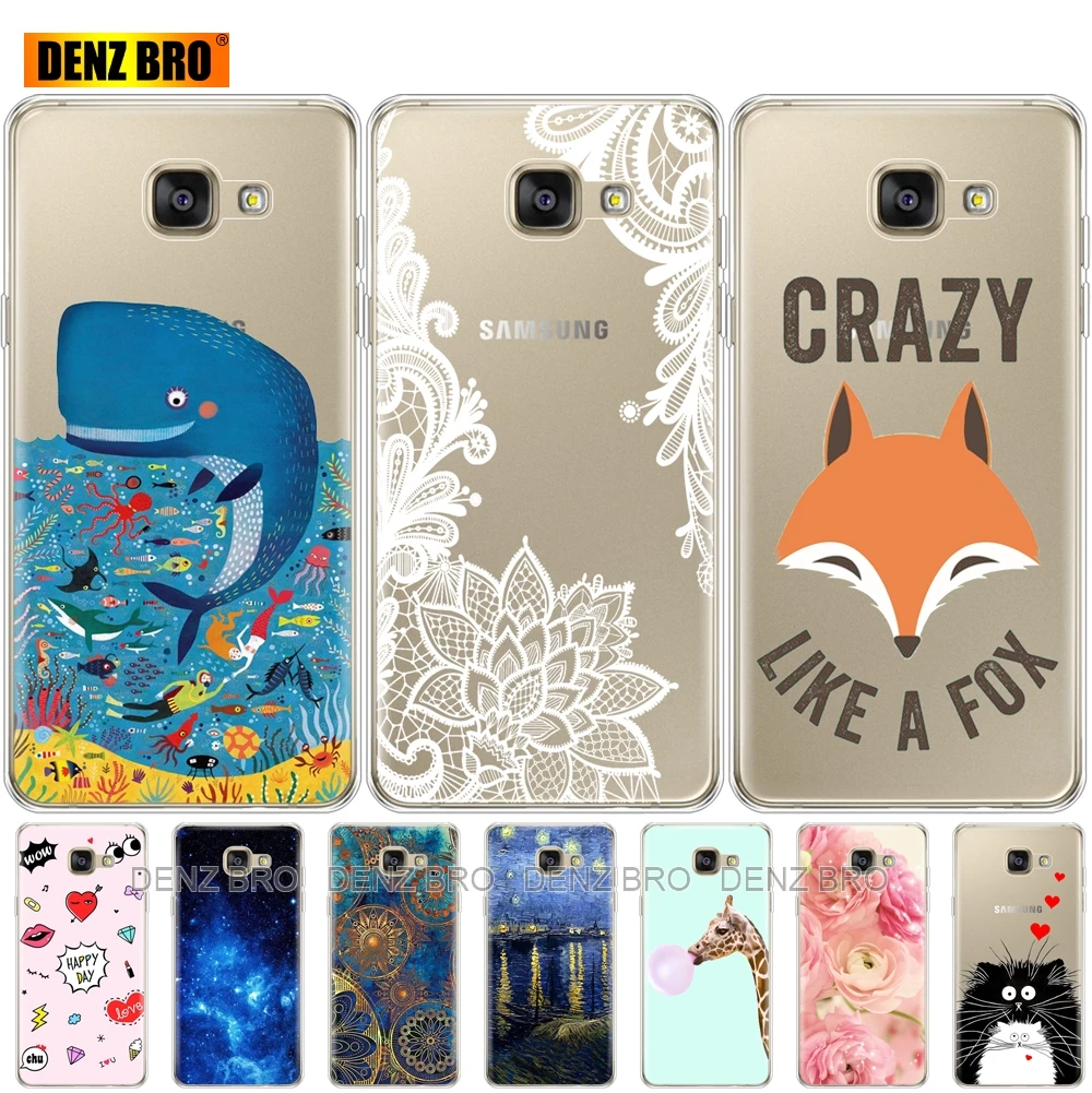Силиконовый чехол для телефона Samsung Galaxy A3 2016 чехлы A310 A310H мягкий защитный из ТПУ |