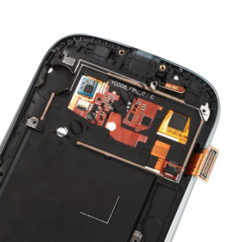 Белый/синий для Samsung Galaxy S3 i9300 ЖК дисплей планшета с сенсорным экраном сборки +