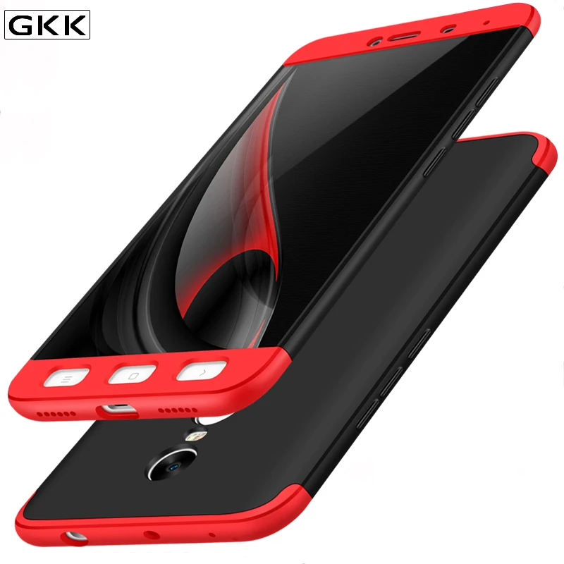 Gkk 360 Полный Средства ухода за кожей чехол Защитный для Xiaomi Redmi Note 4 4X Note4x 3 в 1