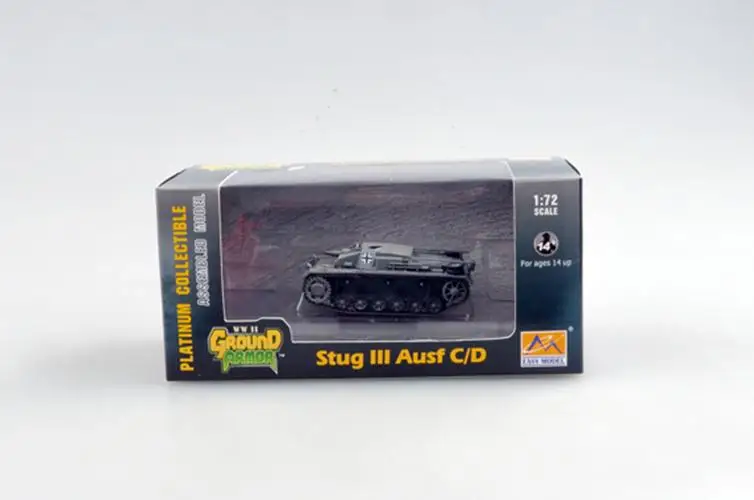 Второй мировой войны StuG III штурмовой пистолет Танк Россия Зима 1941 1: 72 без литья
