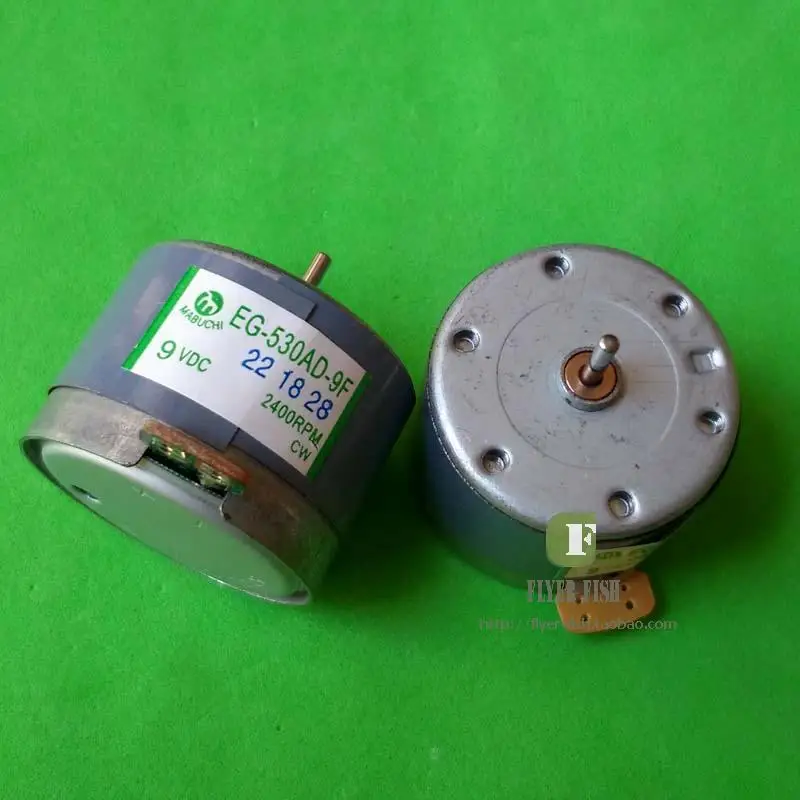 2 шт./лот Новинка для MABUCHI EG 530AD 9F DC 9V CW 2400 об/мин двигатель EG530AD9F CD VCD DVD Шпиндельный