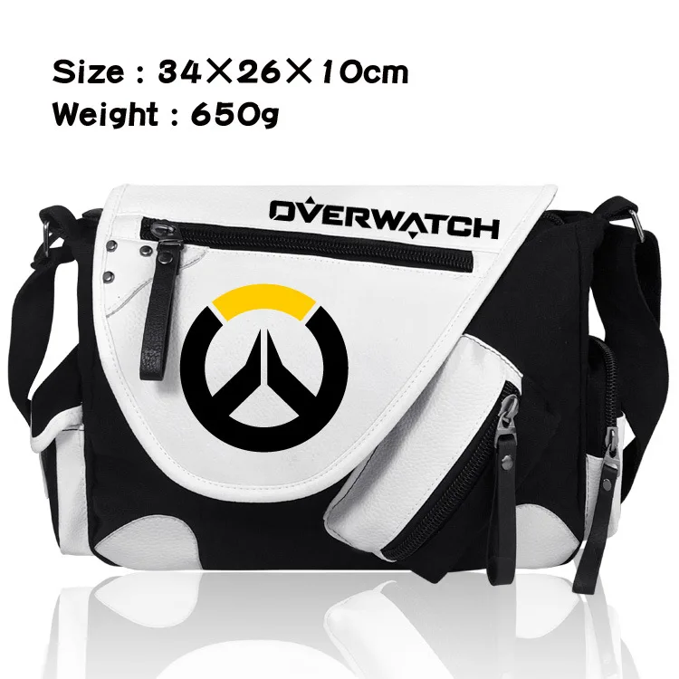 Сумки через плечо для игр OW винтажные классические холщовые сумки с