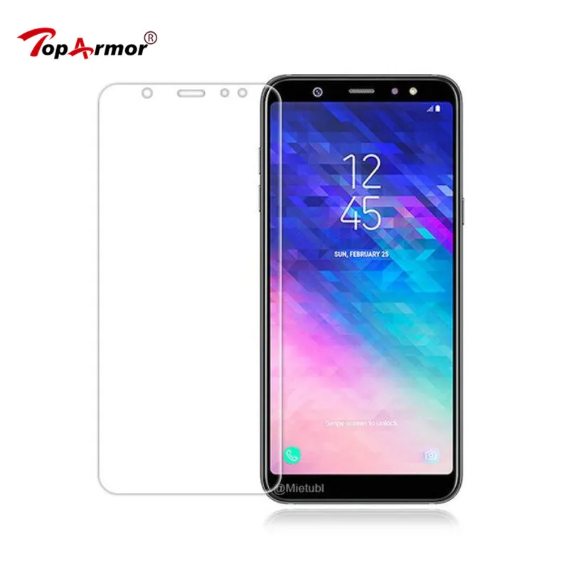 2 шт закаленное стекло для Samsung Galaxy A6 2018 Защитная пленка экрана Plus стеклянная |