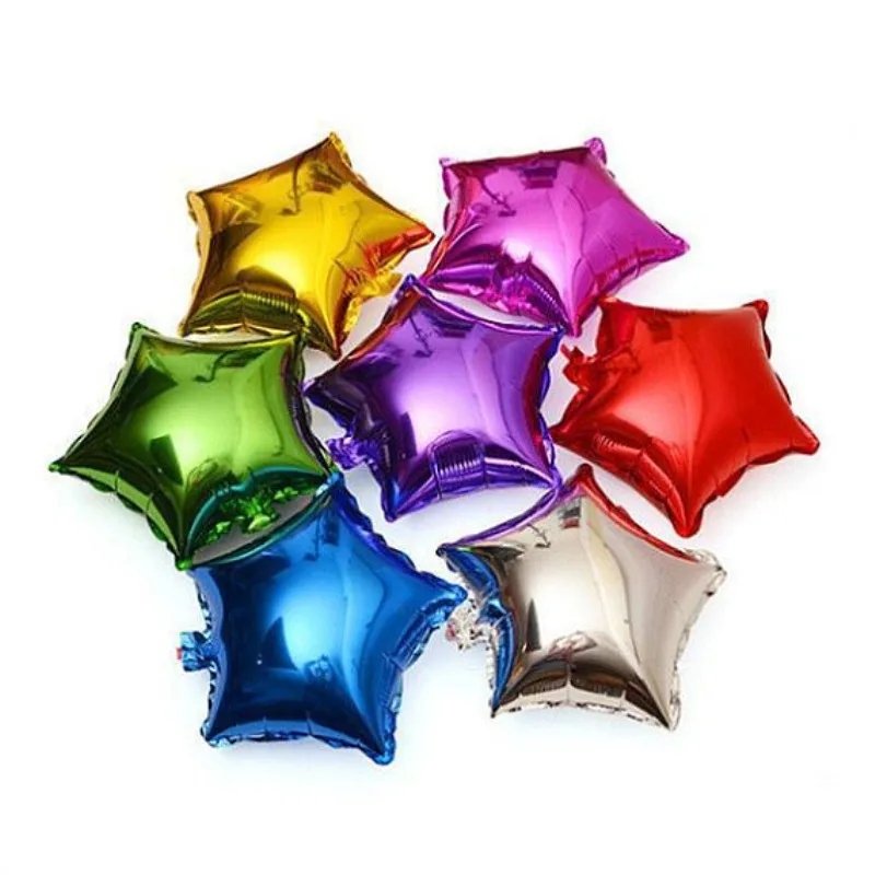

10 pcs/lot 10inch Gold Heart Star Foil Balloons Wedding Birthday Party Heart Shape Air Inflatable Romantic Love Decor Supplies