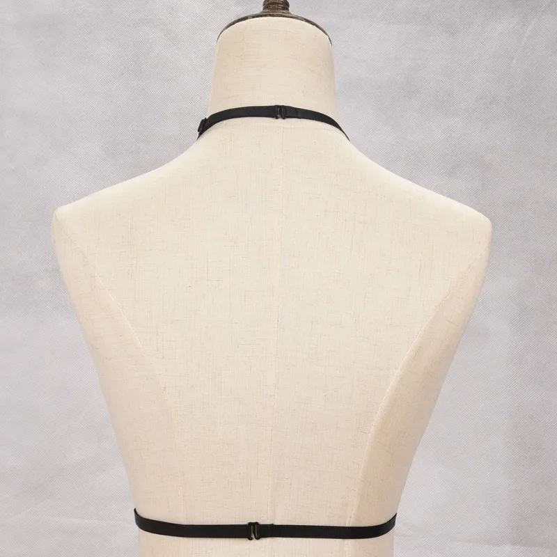 Эластичный бюстгальтер-портупея для тела фетиш одежда косплея бондаж