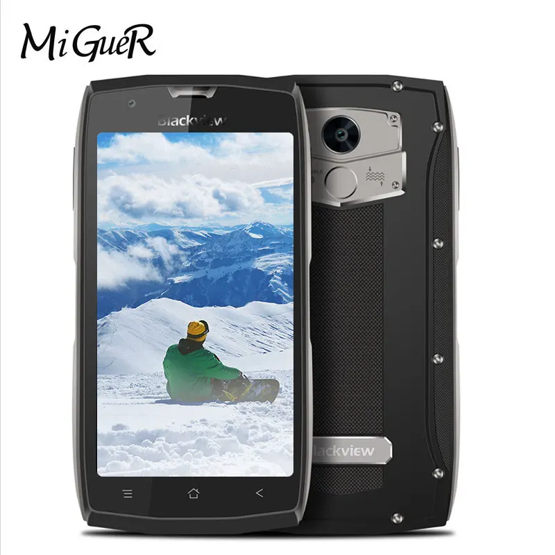 Blackview BV7000 5 0 ''HD IP68 водонепроницаемый мобильный телефон 3500 мАч Android 7 MT6737T