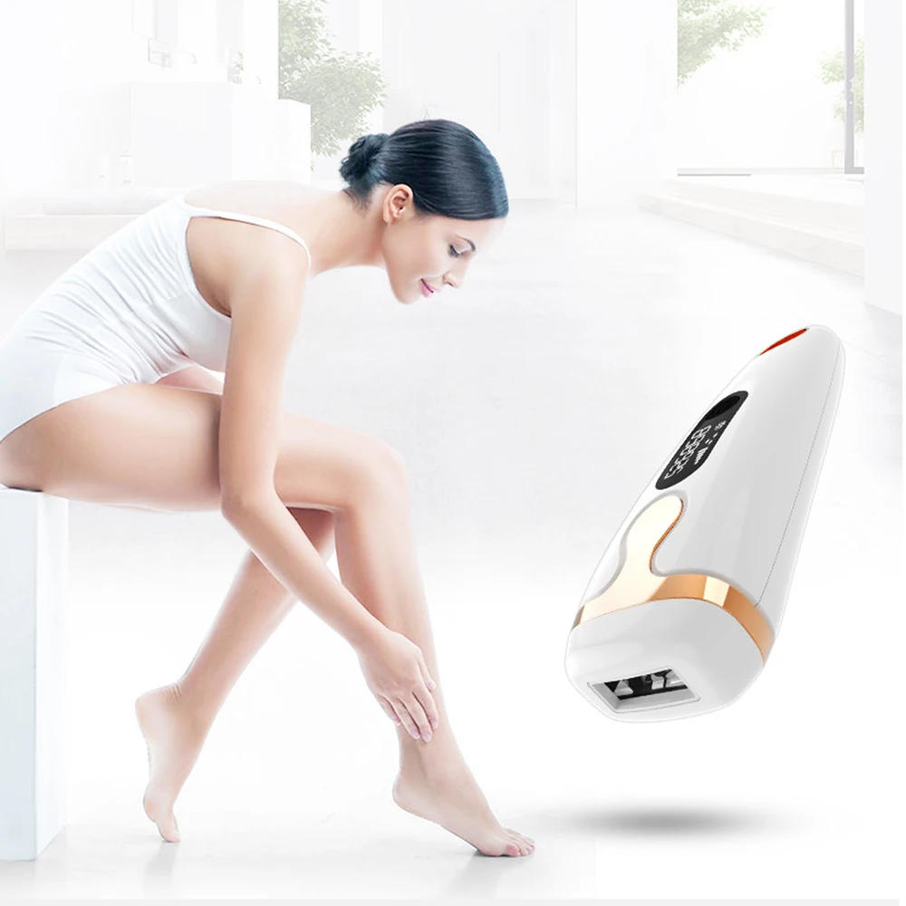 Лазерный эпилятор IPL перманентное удаление волос 500000 Flash Touch Body Leg бикини триммер