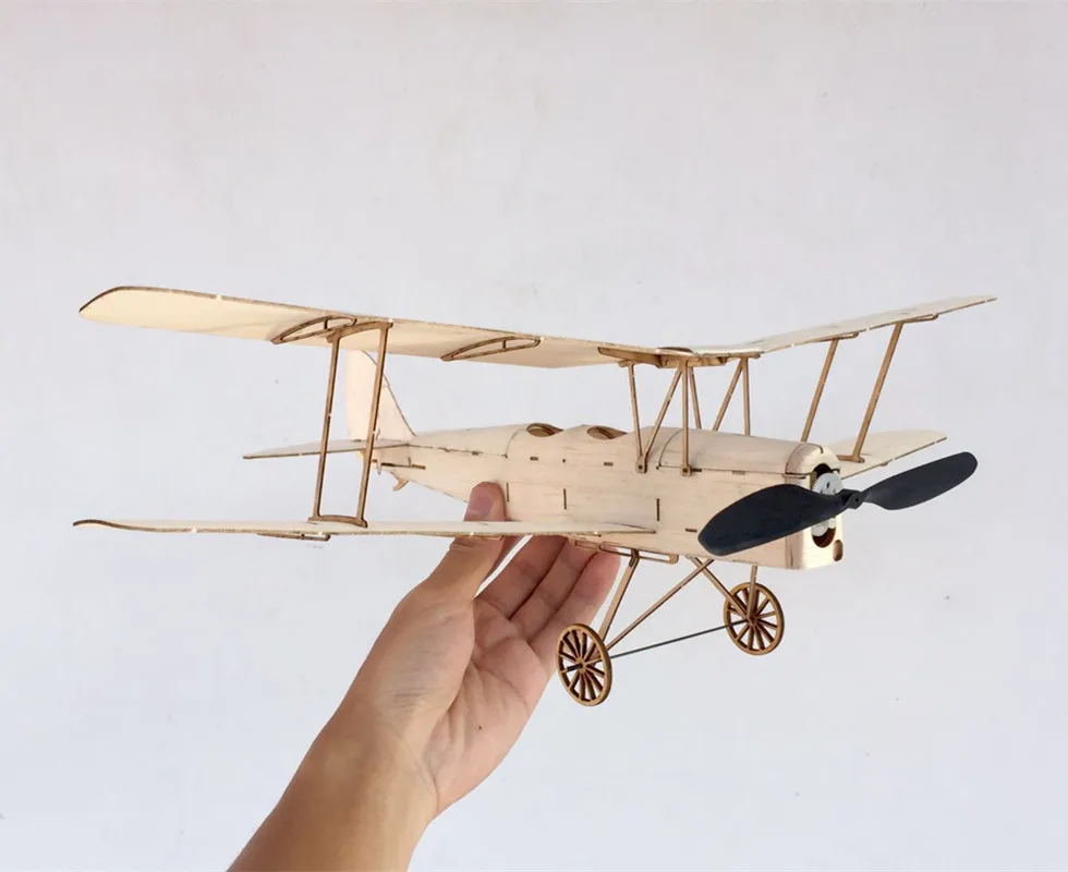 MininimumRC самолет лазерная резка самолетик из пробкового дерева комплект Tigermoth