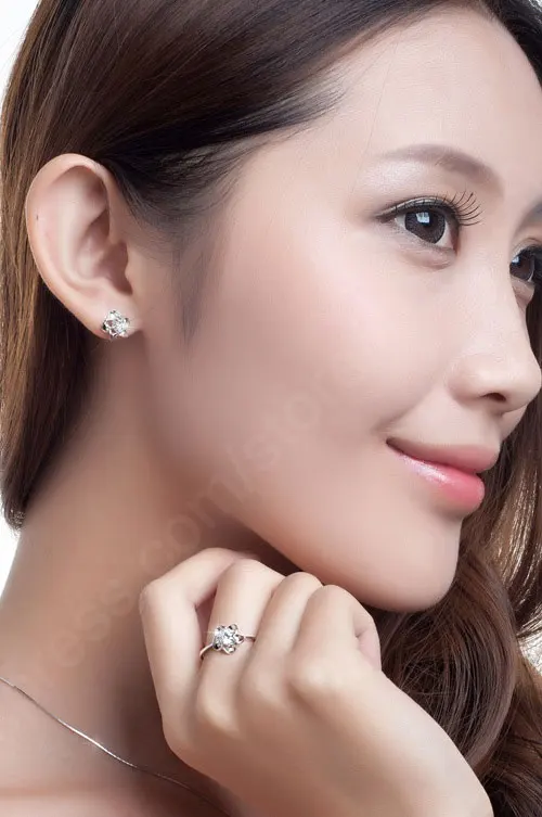 Женская подвеска из серебра 925 пробы с фианитом | Украшения и аксессуары