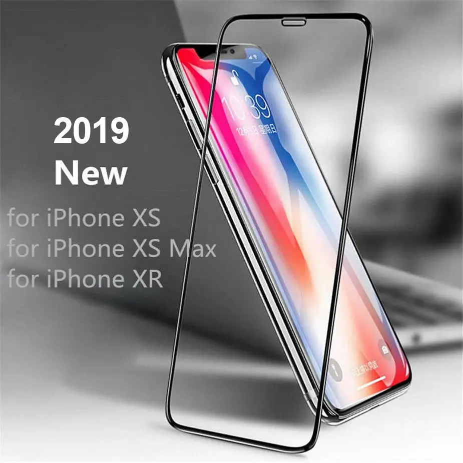 10D полное Переднее стекло для iPhone XS Max XR X 8 7 6 6S Plus защита экрана закаленное + задняя