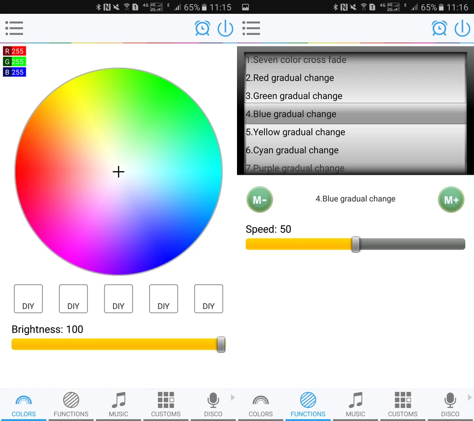 Новое поступление миниатюрный контроллер RGB с Wi-Fi 12 В постоянного тока для