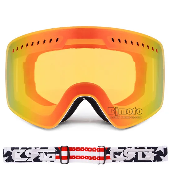 Model 4 BJMOTO зимние мотоциклетные очки уличные UV400 двойные линзы 3 слоя пены Спорт сноуборд лыжные очки маска катание на лыжах Снег шлем маска - Цвет: Model 4