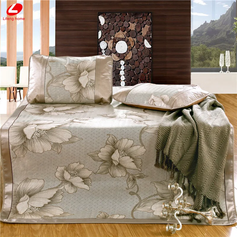 Летнее постельное белье 3 шт./компл. набор простыней жаккардовый цветной летний