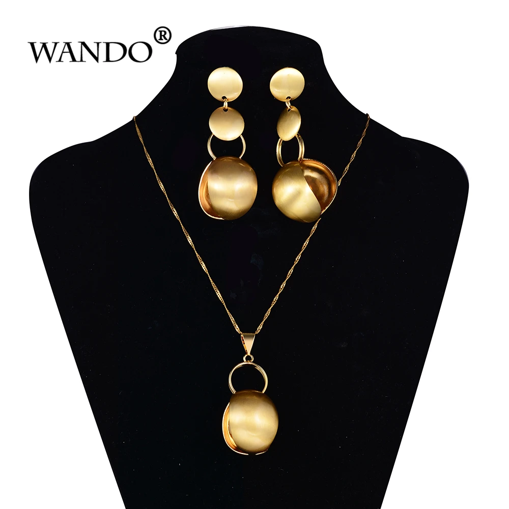 WANDO футбол серьги для женщин спортивный комплект ювелирных изделий из Индии