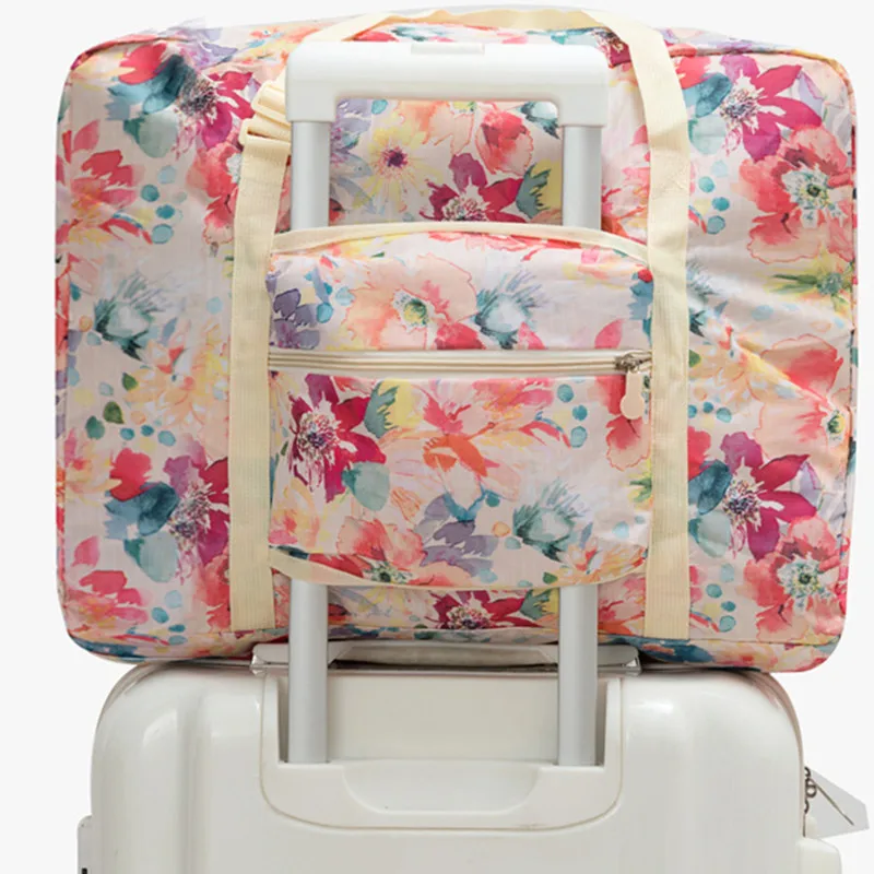 Модная дорожная сумка складной чемодан для багажа большая вместительность