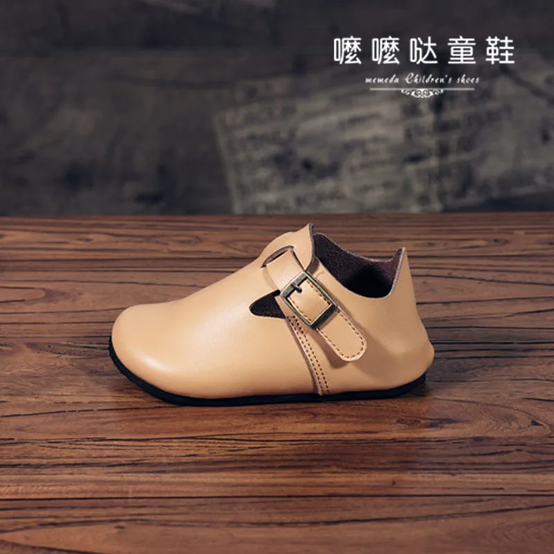Новинка 2018 года детская кожаная обувь высокого качества для мальчиков и девочек