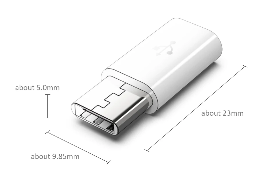 100 шт/партия usb-адаптер type-C Micro USB Женский к USB 3,1 type C type c Мужской кабель конвертер разъем быстрая Синхронизация данных