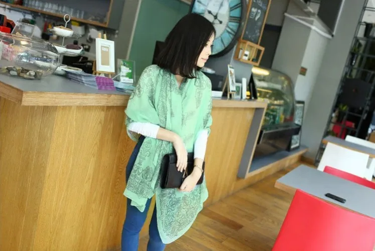 2019 весна осень зима последние модные модели женский шарф необходимый