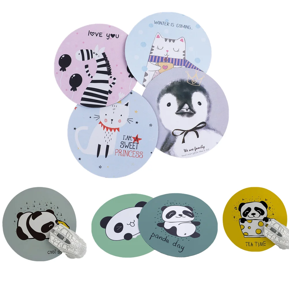 Коврик для компьютерной мыши Cat Dog Horse Panda Ультратонкий Мягкий серии Annimal из