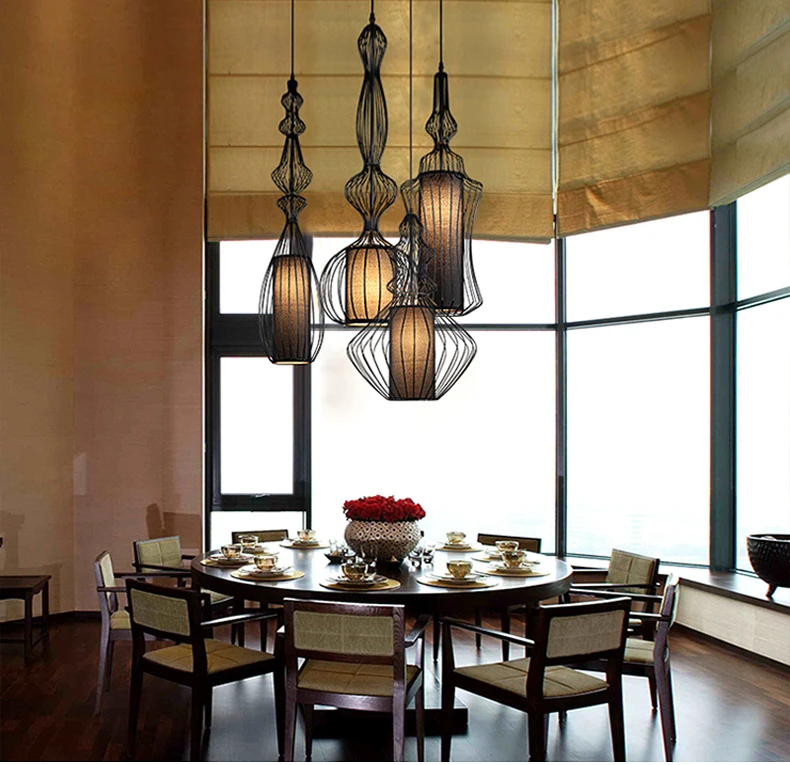 Американский подвесной светильник Современная винтажная Светодиодная лампа для