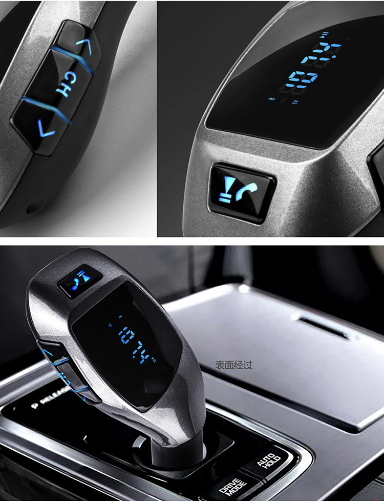 Автомобильный Bluetooth трансмиттер с MP3 плеером и гарнитурой|car kit wireless|fm modulatoradapter fm |