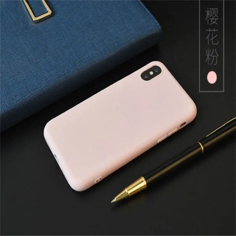 Чехол для iphone 6 S plus женщин X se 5 5S 7 8 Plus чехол XS MAX телефона ТПУ карамельного цвета |