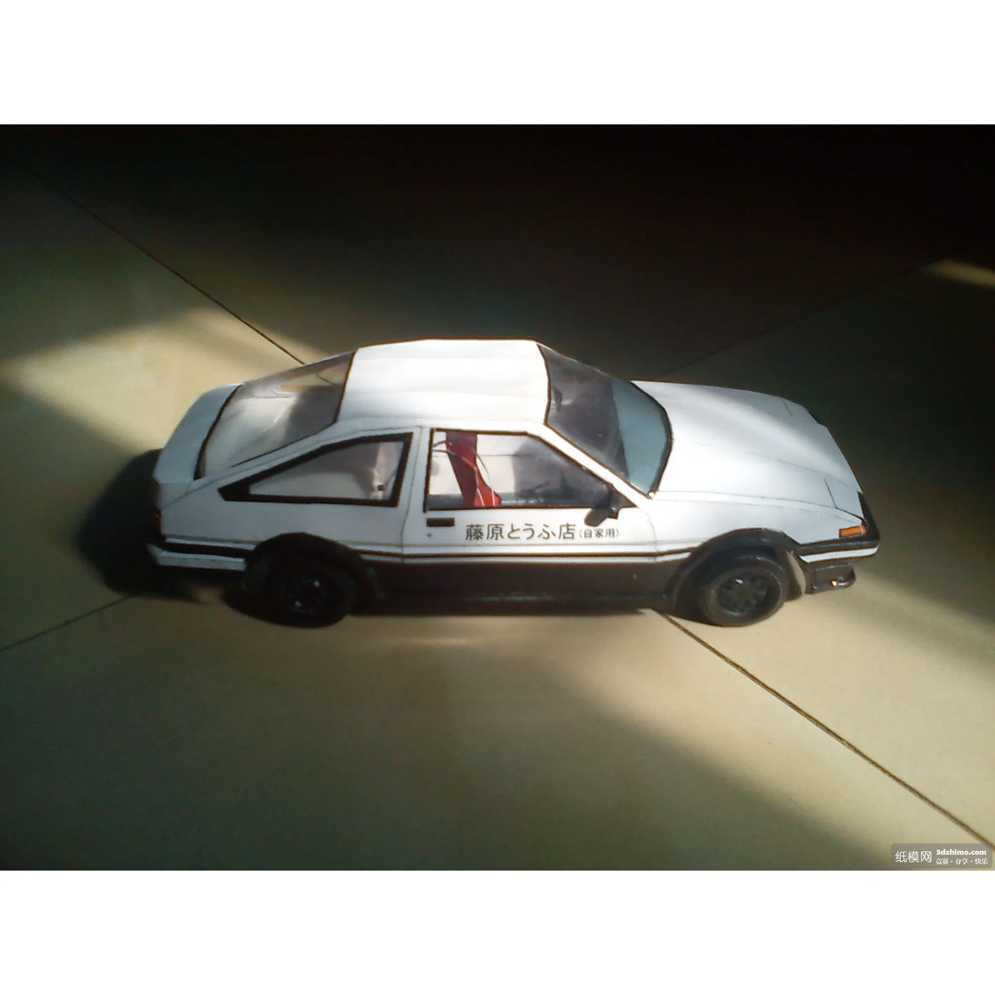 Бумажная модель для сборки пазлов AE86 в масштабе 1:20|Наборы моделей| |