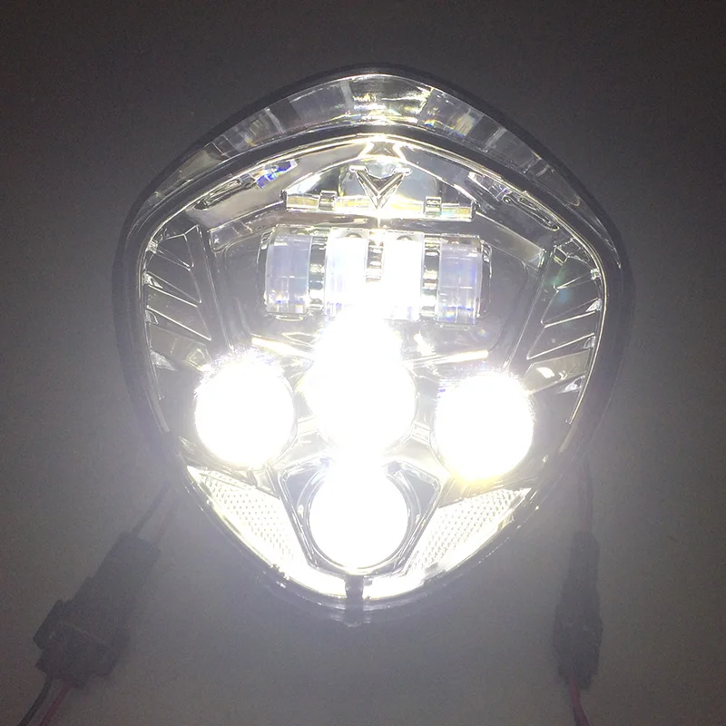 FADUIS 60W мотоциклы крест серии светодиодный фара мотоцикла с дальнего ближнего