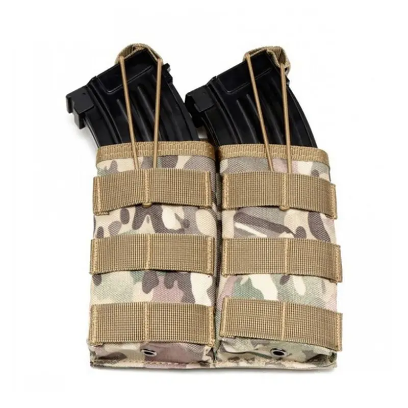 Система Molle двойной открытый Топ M4 подсумок страйкбол тактический АК AR M4 AR15 винтовка пистолет один тройной подсумок