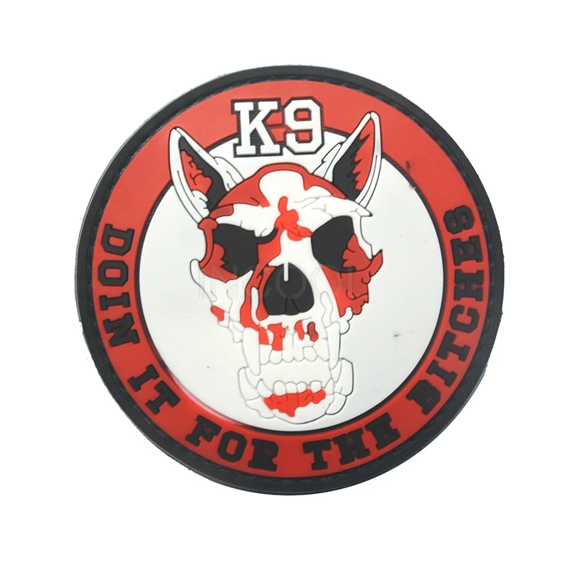 3D ПВХ K9 патч собака животное карикатура нашивка Тактическая Военная эмблемы