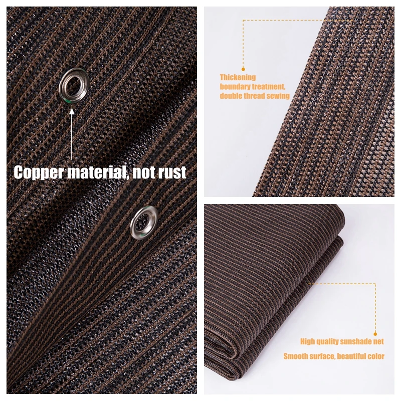 Теванго анти-УФ ПНД сетчатый навес уличный садовый солнцезащитный тент тканевый