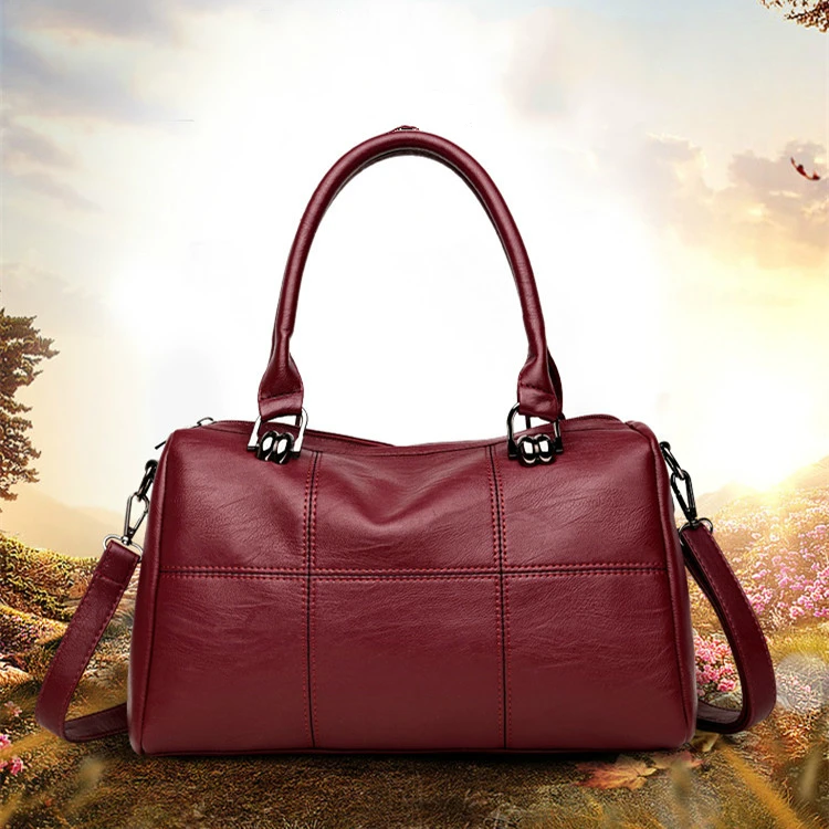 LOSHAKA Для женщин Сплошной Средний Сумки Повседневное хозяйственная сумка молнии