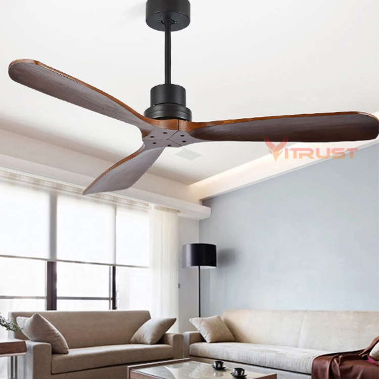 Потолочный вентилятор из 3 листьев светодиодный светильник в скандинавском