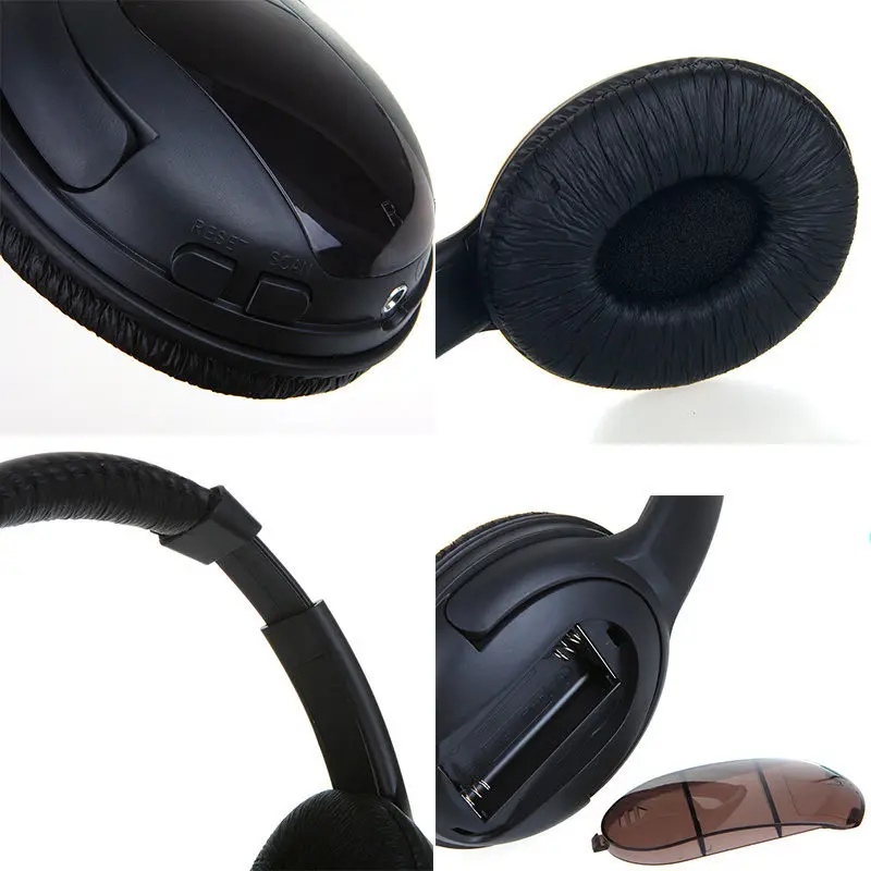 Новинка 5 в 1 наушники HiFi гарнитура Беспроводные с FM радио для MP3 ПК Стерео ТВ CD