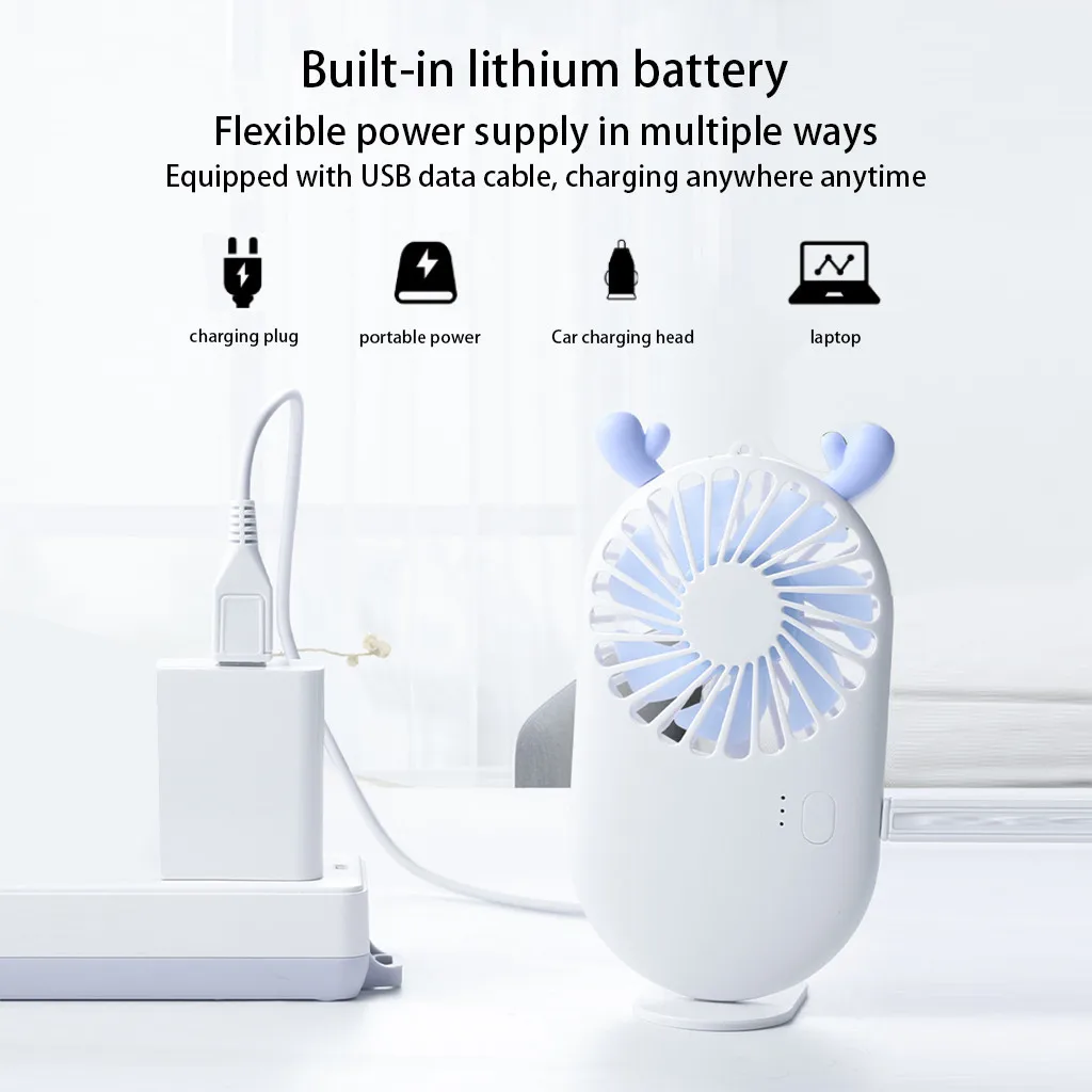 Портативный карманный Вентилятор Ручной USB персональный летний охлаждающий