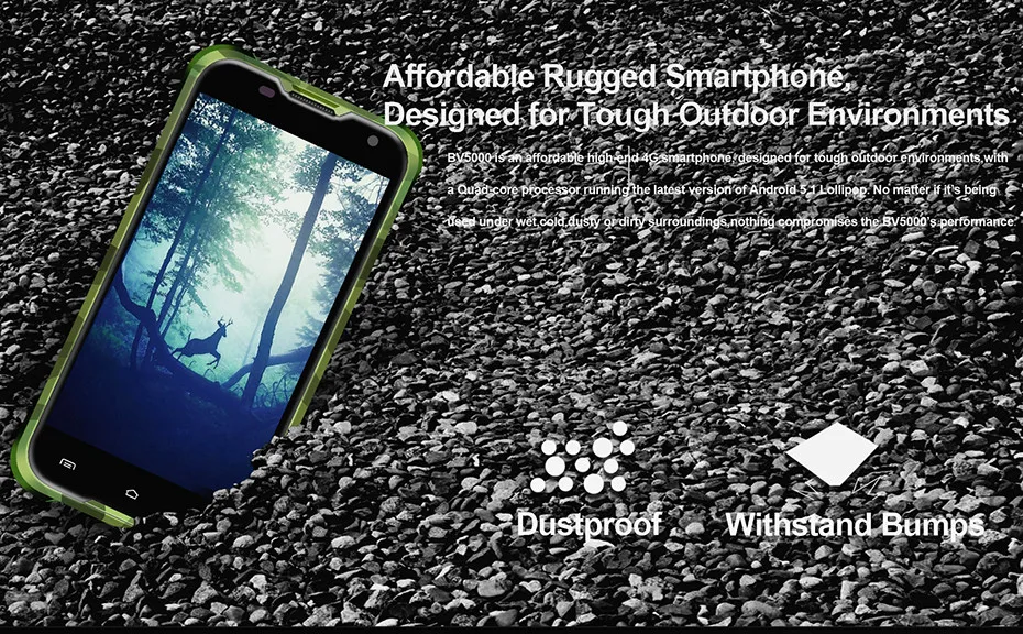Original Blackview BV5000 4G Mobile Phones Android 5.1 2GM RAM 16GB ROM 4780mAh Waterproof Quad Core 5.0 inch Dual Cell Phone | Мобильные