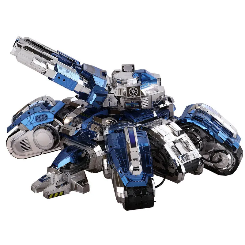 MU Star Craft 2 Siege Edition Tank DIY 3D Metal Puzzle Assemble Model Building Kits Jigsaw Toys YM-N025-D | Игрушки и хобби