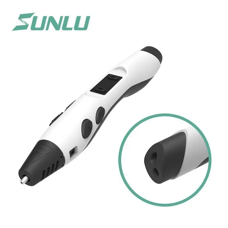 SUNLU SL-300A 3D Ручка интеллектуальное Рисование печать Ручка Поддержка ABS/PLA/PCL печать 3D игрушка подарок 3d ручки с светодиодный экран