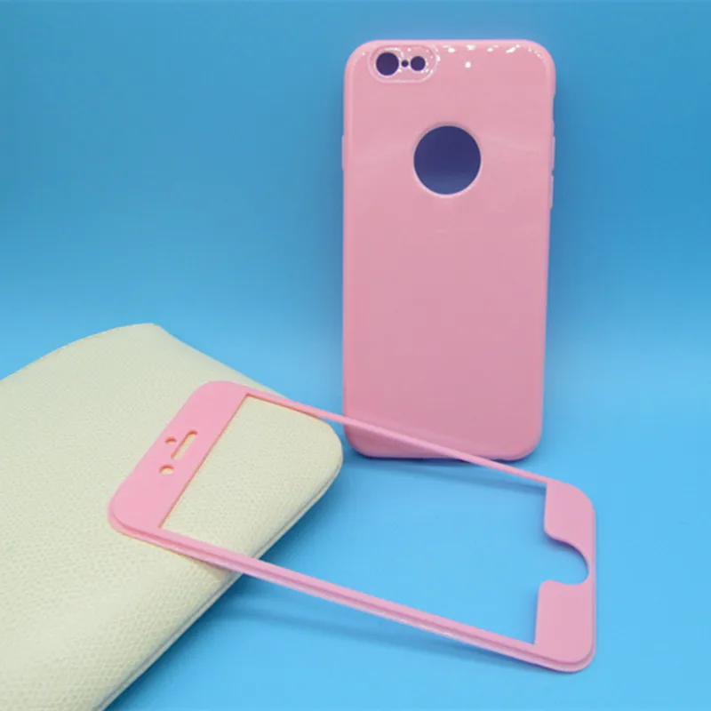 New products For Apple iPhone6 6S 6Plus chassis 360 body cover PC TPU phone kit for iphone7 7Plus protective two-in-one |