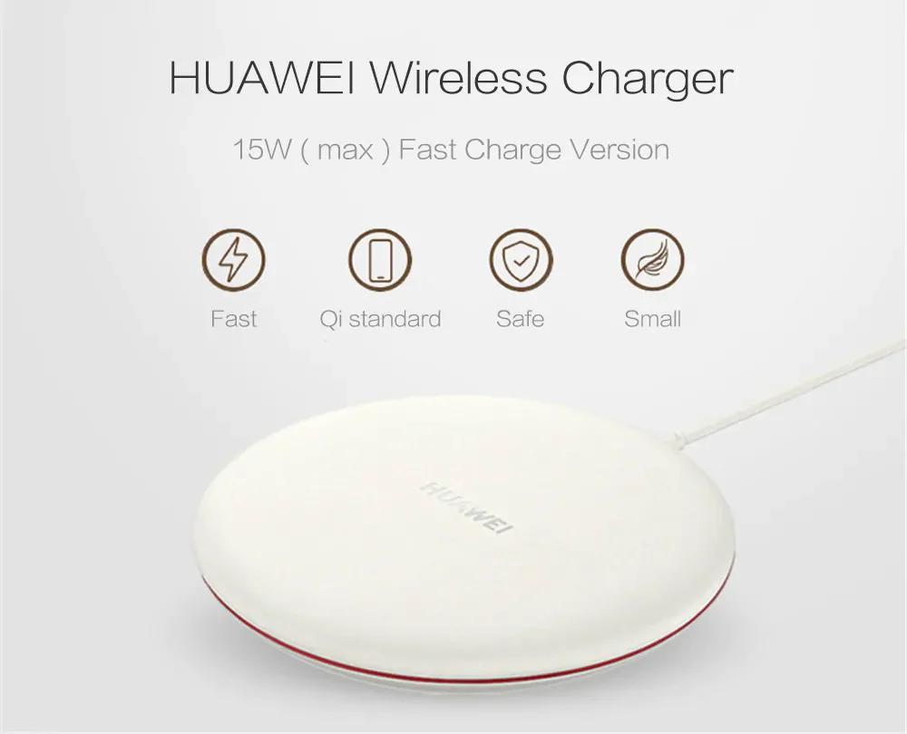 Оригинальное Беспроводное зарядное устройство huawei CP60 Smart QI 15 Вт Максимальная Быстрая зарядка для mate 20 Pro RS совместима с IPhone samsung