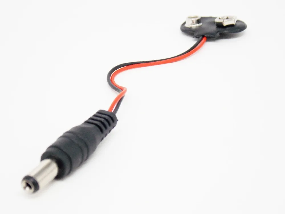 10 шт./лот экспериментальный 9 в кабель питания для аккумулятора постоянного тока