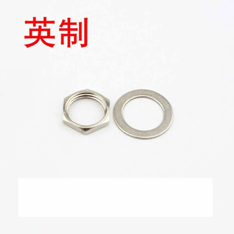 

The copper foil inch cable F plug nut nut + F plug gasket fixing screw thread