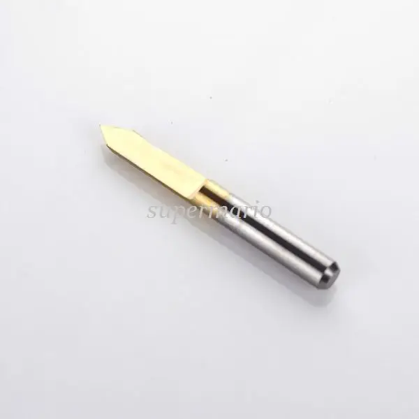 1x Titanium Coated Carbide PCB Engraving CNC Bit Router Tool 90 Degree 0.2mm Tip | Инструменты