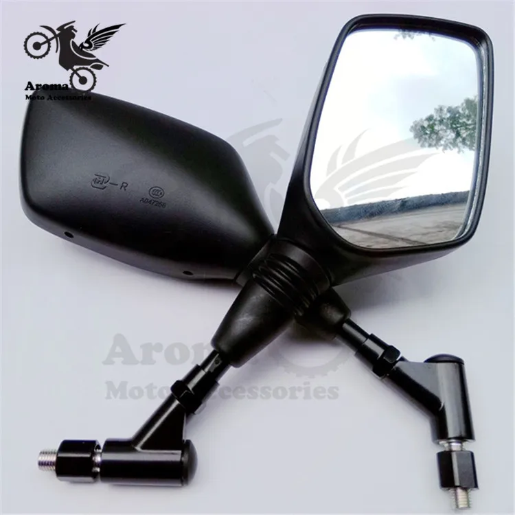 

top quality motorcycle Accessories universal motorbike rearview mirror moto Backup mirror black big size motocross side mirror