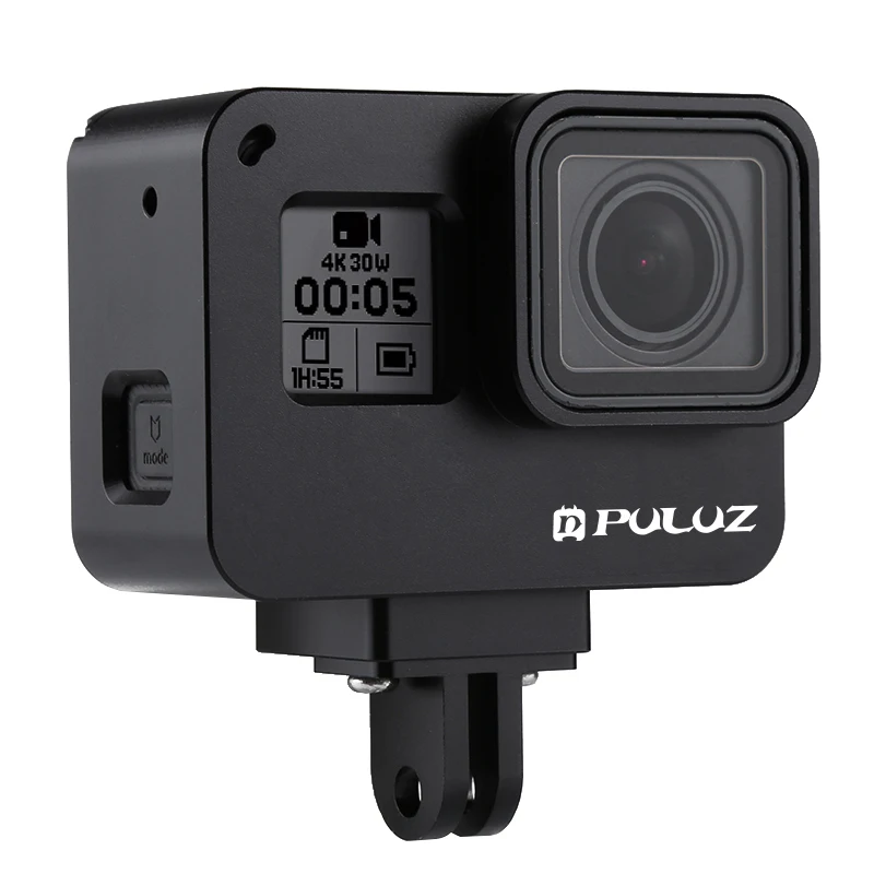 PULUZ для GoPro герой/HERO7 черный/6/5 Корпус Оболочка Чехол CNC Алюминий сплав защитные клетки и страхование рамка