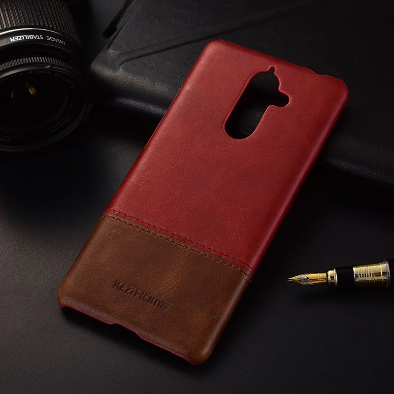 Чехол для Nokia 7 Plus KEZiHOME, роскошный хит цвета, натуральная кожа, твердая задняя крышка, Капа для Nokia 7 Plus 6,0 '', чехол для телефона s