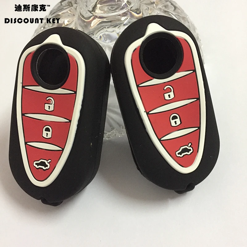 car accessories Silicone Car key cover Case For Alfa Romeo Mito Giulietta 159 GTA remote stickerl Fob case | Автомобили и