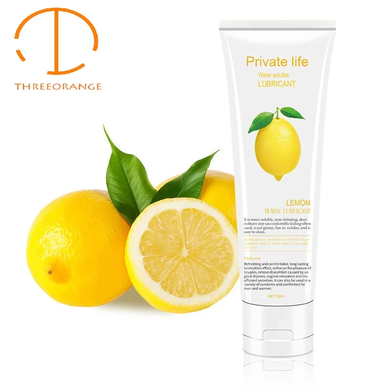 100 мл смазка Фруктовый Вкус анальный секс Lube на водной основе взрослый анус
